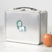 Lunch Box Licorne avec Crinière à l'Essence Mignon Design de (En situation)