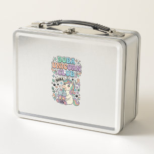 Lunch Box Licorne Boba Licorne Club Kawaii Typographie Desig