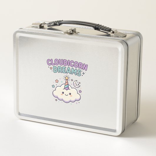 Lunch Box Licorne Cloudicorn Rêves Tendance Graphique Tee De (Devant)