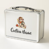 Lunch Box Licorne Cool Graphisme Deuxième Année de Primaire (Dos)