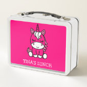 Lunch Box Licorne de petite fille (Dos)