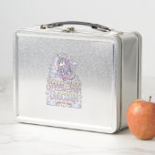 Lunch Box Licorne Lune Enfant Licorne Conception Originale Z (En situation)