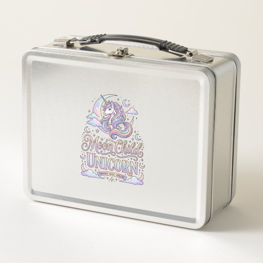 Lunch Box Licorne Lune Enfant Licorne Conception Originale Z (Devant)