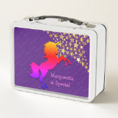 Lunch Box LICORNE personnalisée (Dos)
