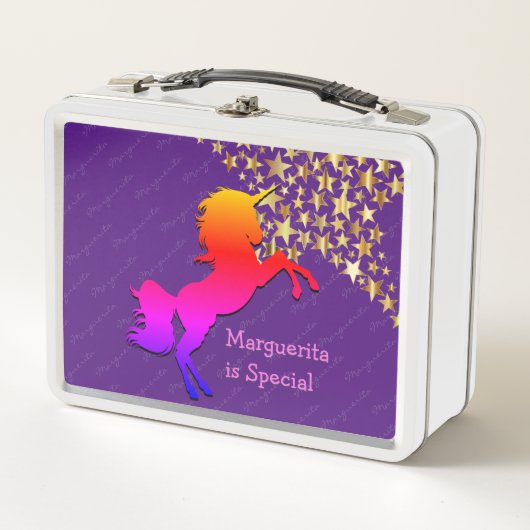Lunch Box LICORNE personnalisée (Devant)