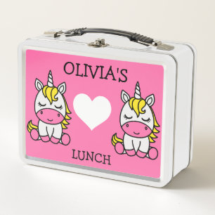 Lunch Box Licorne Petites Filles Retour À l'École