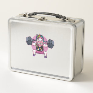 Lunch Box Licorne Squat Musculation Fitness Entraînement Gym