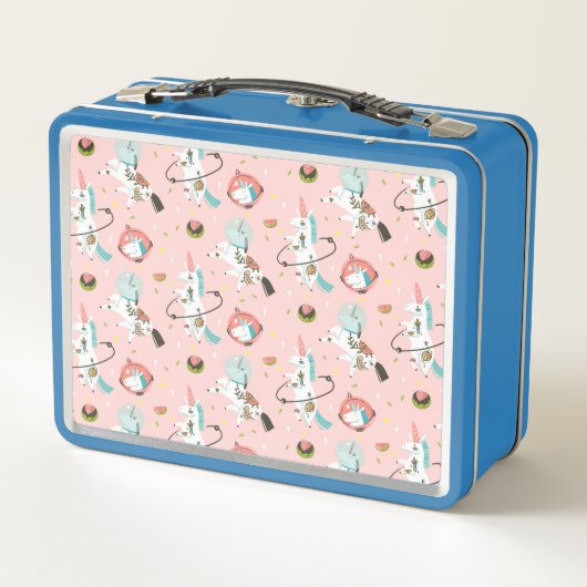 Lunch Box Licornes dans le motif de l'espace (Dos)