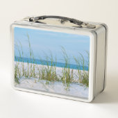 Lunch Box Ligne D'Aiguilles De Mer En Sable Blanc (Dos)