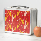 Lunch Box Lignes de saxophone (En situation)