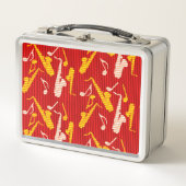 Lunch Box Lignes de saxophone (Devant)
