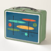 Lunch Box Lignes et ovales rétro (Devant)
