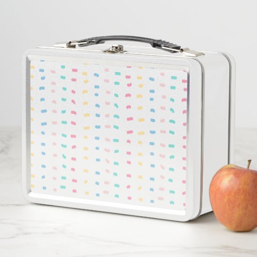 Lunch Box Lignes motifs (En situation)