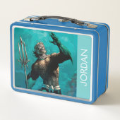 Lunch Box Ligue Justice #10 Aquaman Noyé Variant de Terre (Dos)