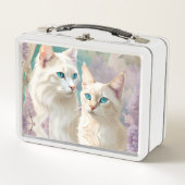 Lunch Box Lilac Lynx Point Siamese Portrait Art (Devant)