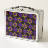 Lunch Box L'image à thème Hanukkah de SlipperyJoe's jaune do (Devant)