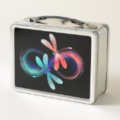 Lunch Box L'infini avec des libellules lumineuses (Dos)