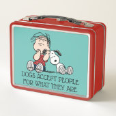Lunch Box Linus consolé avec l'oreille de Snoopy (Dos)