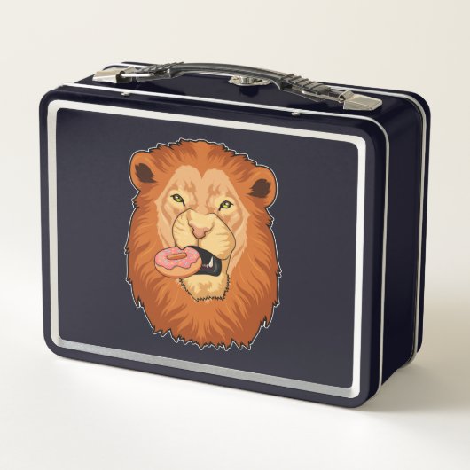 Lunch Box Lion avec Donut (Dos)