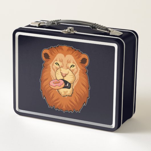 Lunch Box Lion avec Donut (Devant)