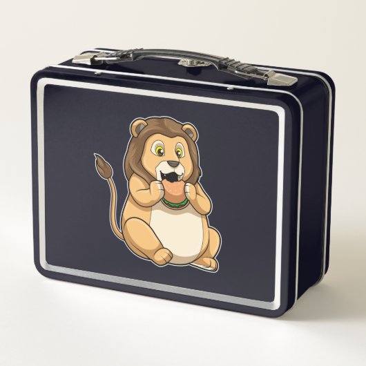 Lunch Box Lion avec hamburger (Dos)