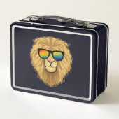 Lunch Box Lion avec lunettes de soleil (Dos)