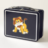 Lunch Box Lion avec os (Devant)