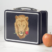 Lunch Box Lion avec Rose (En situation)