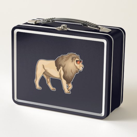 Lunch Box Lion Lunettes de soleil (Devant)