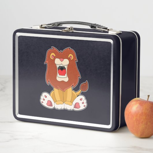 Lunch Box lion rugissant (En situation)
