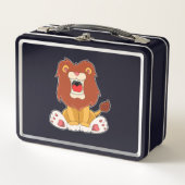 Lunch Box lion rugissant (Devant)