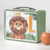 Lunch Box Lion Safari Alphabet Enfants (En situation)