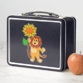 Lunch Box Lion with Flower (En situation)