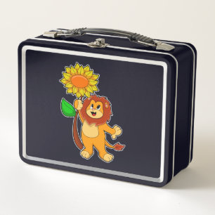 Lunch Box Lion with Flower