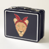Lunch Box Lioness with bandana (Dos)
