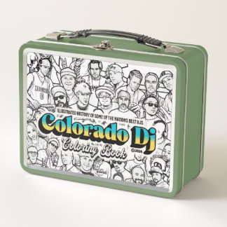 Lunch Box livre de coloriage Colorado Dj cravate
