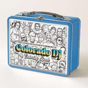 Lunch Box livre de coloriage Colorado Dj cravate