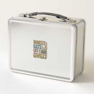 Lunch Box Livres Chats La Vie Est Douce Design Pour Lecteur