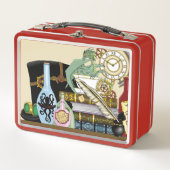 Lunch Box Livres de pots de dragon Steampunk (Devant)