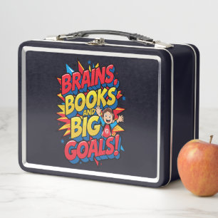 Lunch Box Livres du cerveau et grands objectifs - Amusants R