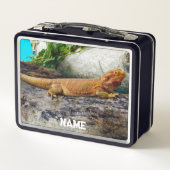 Lunch Box Lizard de dragon à tête adulte (Dos)