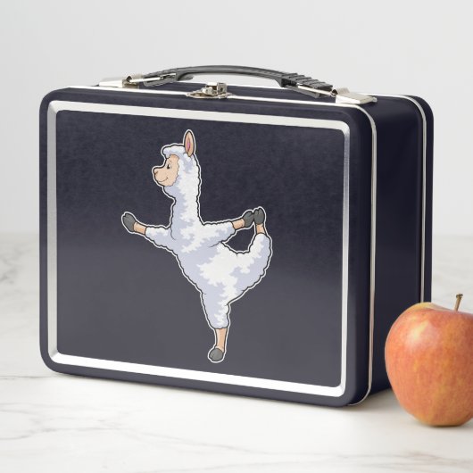 Lunch Box Llama at yoga (En situation)