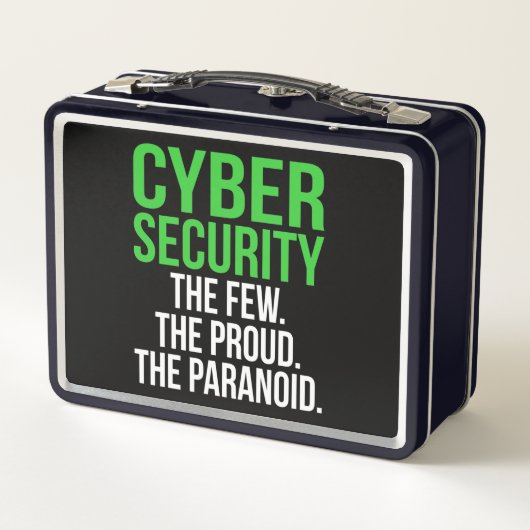 Lunch Box Logiciel informatique informatique Cyber Sécurité (Dos)