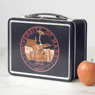 Lunch Box Logo classique rouge orange Université Mars