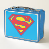 Lunch Box Logo classique Supergirl avec fond bleu (Dos)