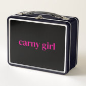 Lunch Box Logo de fille carnaval classique (Devant)