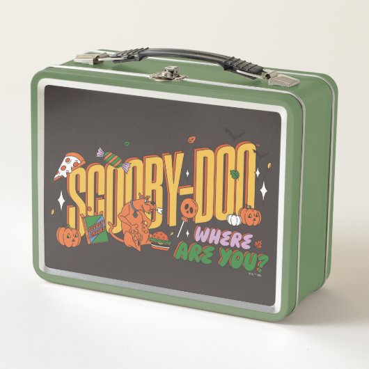 Lunch Box Logo de friandise d'Halloween de Scooby-Doo (Devant)