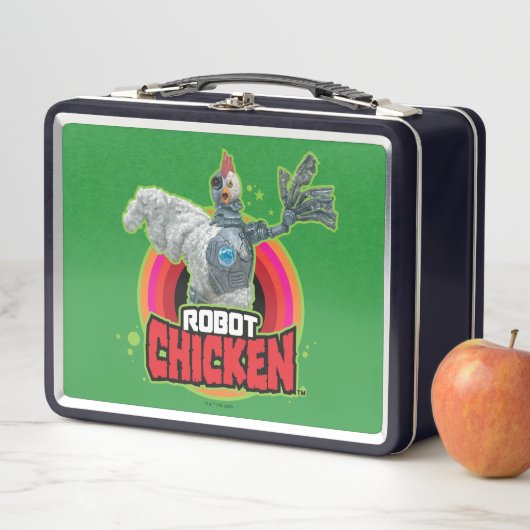 Lunch Box Logo de Robot Chicken Character (En situation)
