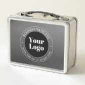 Lunch Box Logo d'entreprise ou design & texte modifiable (Dos)