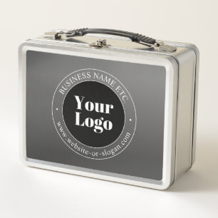 Lunch Box Logo d'entreprise ou design & texte modifiable